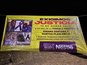 Exigen justicia por muerte de dos mujeres en la planta Nestlé de Ocotlán