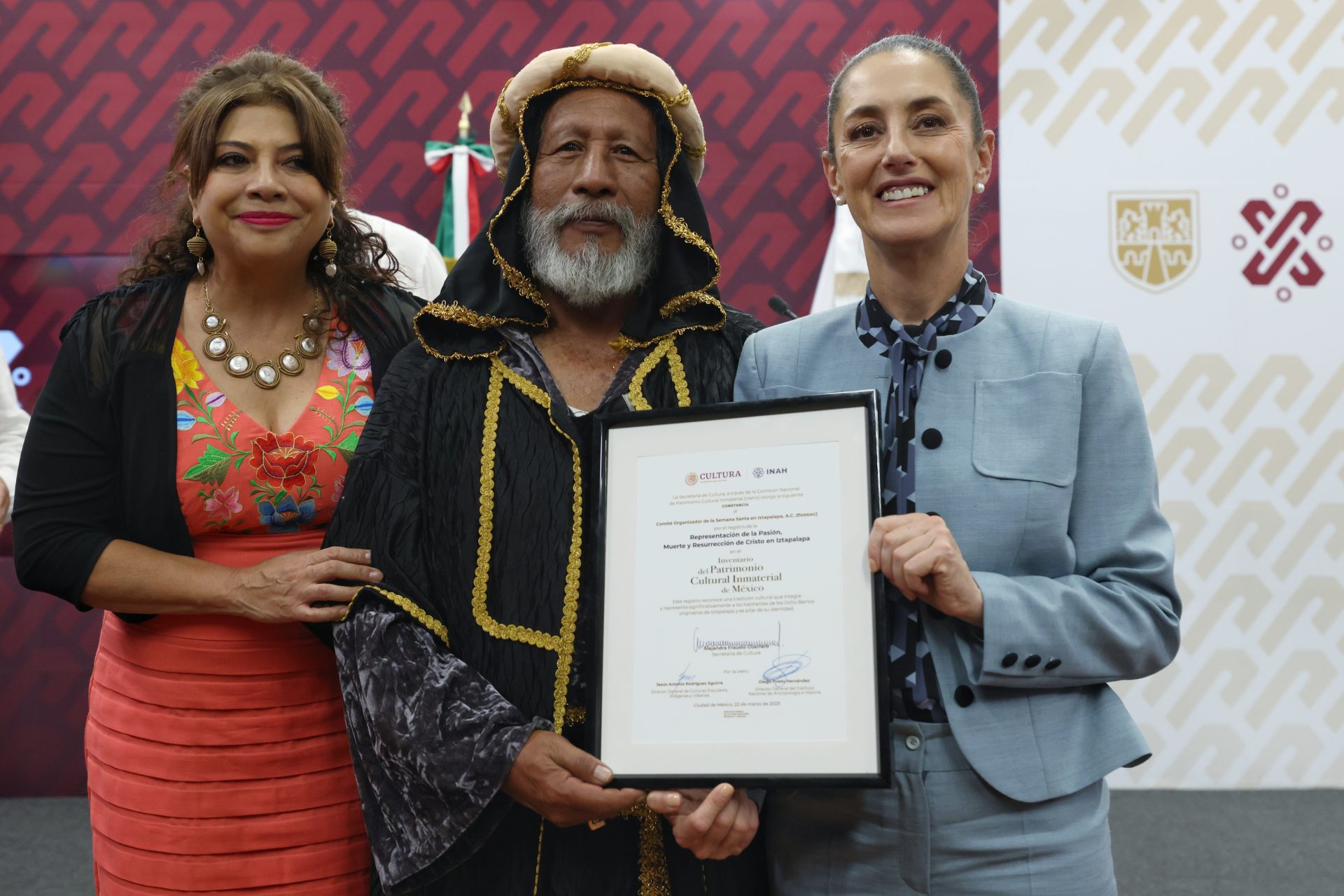 La representación de Semana Santa en Iztapalapa, es Patrimonio Cultural