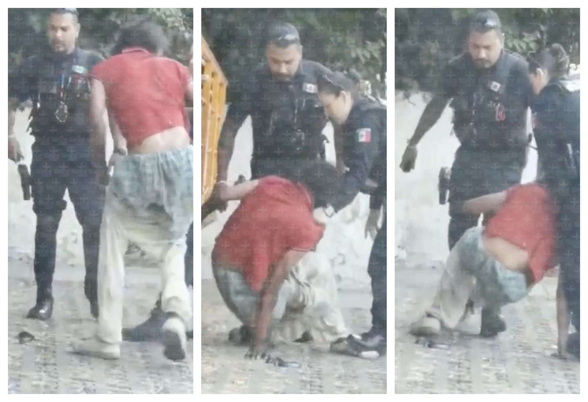 Captan a policías de Guadalajara abusando y golpeando a indigente; van por  su cese - Tráfico ZMG
