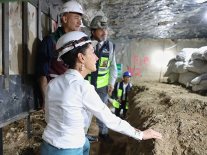 Claudia Sheinbaum, supervisó obras de rehabilitación en el Aeropuerto Internacional de CDMX